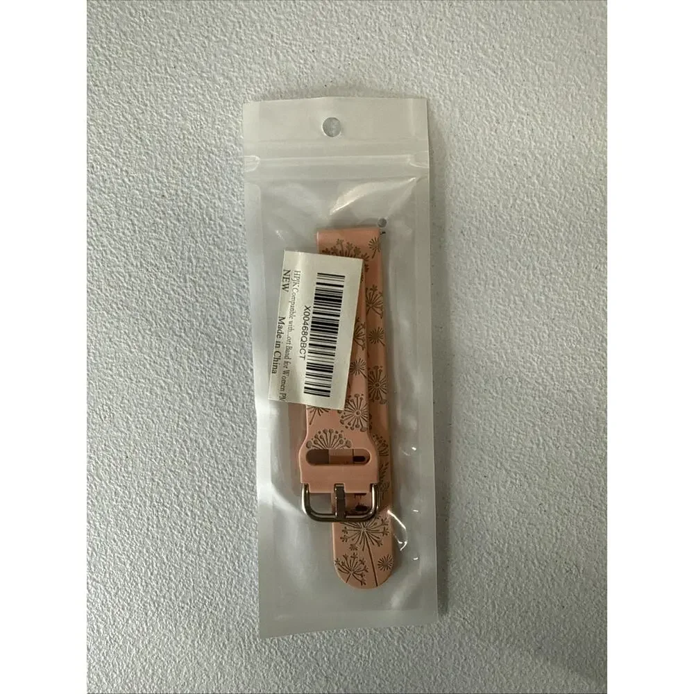 Flower Engraved Band Compatible With Samsung Galaxy Watch